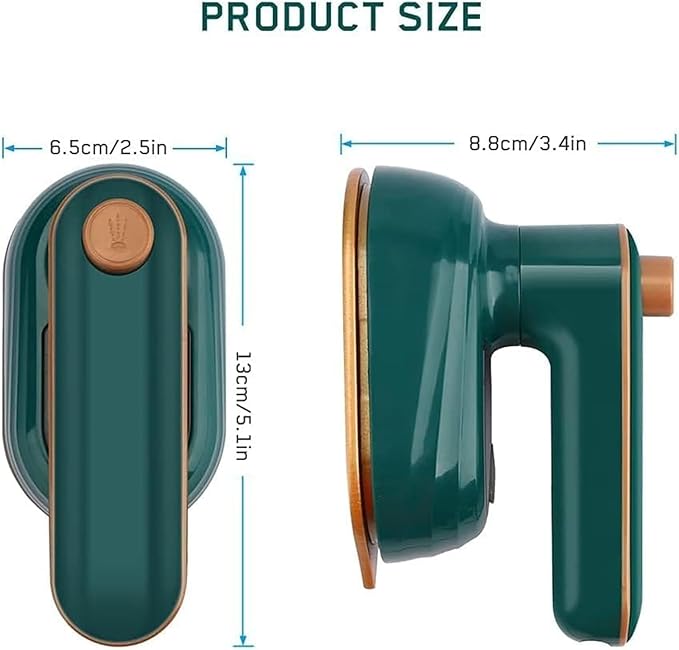Steam Iron, Iron Steamer,Handheld Portable SteamIron,Rotary GarmentIron,Travel Size Clothes Steamers,Wrinkle Remover SteamerIron for Clothes 2 in 1,for Home,Travel,Dorm (A-1)