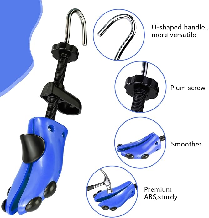 Shoe Stretcher Shoe Trees,Adjustable Length & Width for Men and Women,4-Way Adjustable Shoe Expander Widener