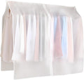 Clothes Rack Cover - Garment Rack Cover, Clothes Covers Protecting Dusts, Clear Garment Bags for Hanging Clothes, Closet Cover for Open Closet (Small - 23.6"W x 47.2"H)