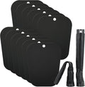 6 Pairs (12 Pieces) Tall Boot Shapers – 12 Inch Reusable Inserts to Prevent Bending, Creasing & Maintain Shape for Women and Men Boots