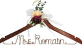 Custom Wire Bride Hanger and Groom Wedding Wooden Hanger with Letter Wedding Gift Bridal Party & Shower