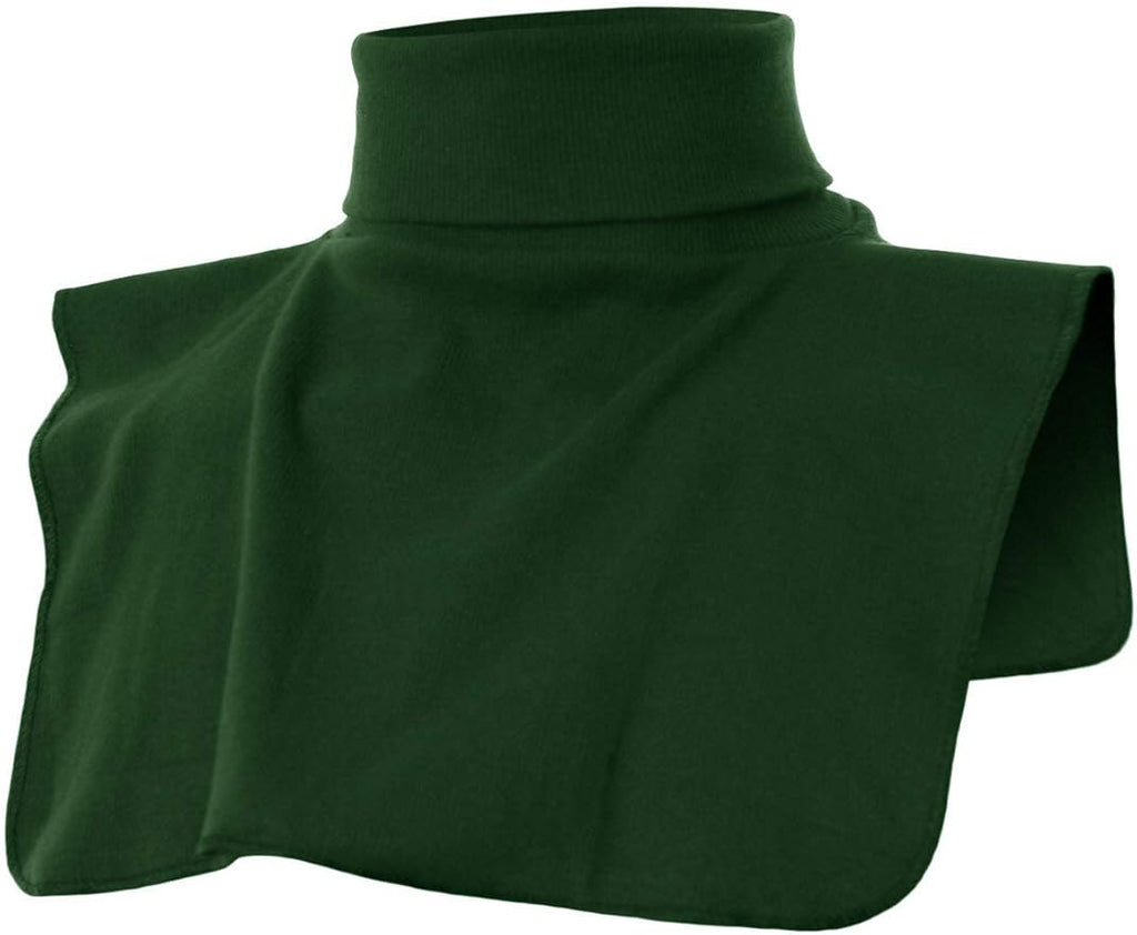 Ohoo Ribbed Cotton Blend Fake Turtleneck Dickey Collar Lightweight Detachable Mock Layering Accessory for Men Women