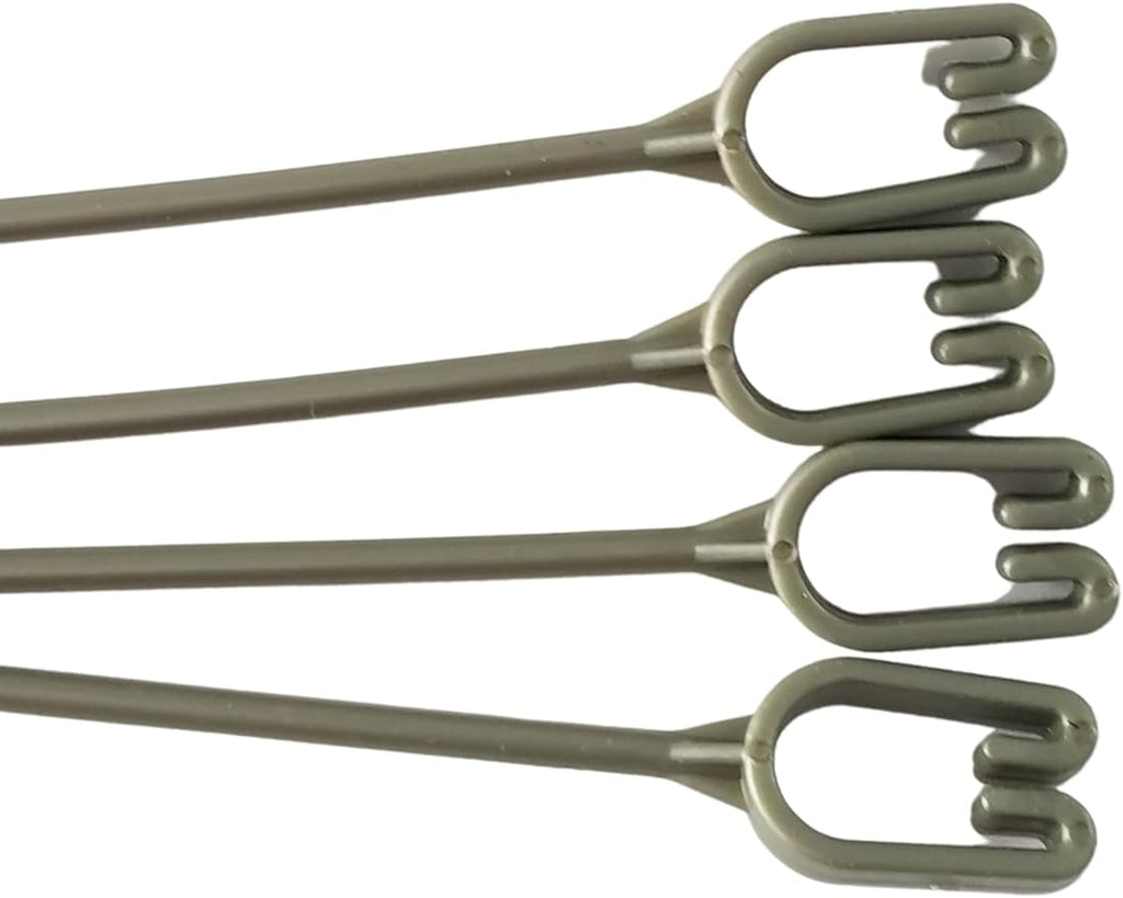 Replacement 4 Strand Plastic Hangers for 12" Hanging Baskets - Set of 5 (Olive Green)