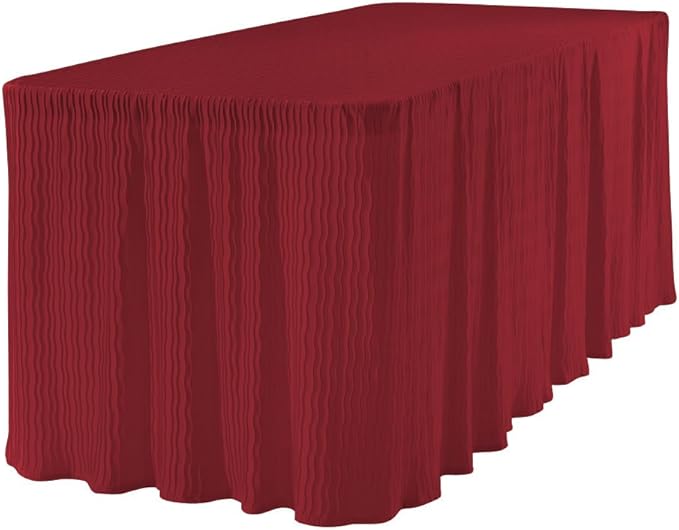 The Folding Table Cloth 6 Foot Red 30x72x29