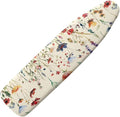 Vintage Flower Iron Board Cover with Padding Stantard Size 15x54 inch Ironing Board Cover Hook and Loop Fasteners Pressing Cloth for Ironing