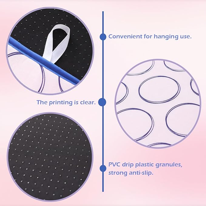 Portable Ironing Blanket Thick Ironing Mat Anti Slip for Table Top Foldable Over The Door Ironing Board Ideal for Home, Travel mall Spaces（Large 47.2"×23.6"）