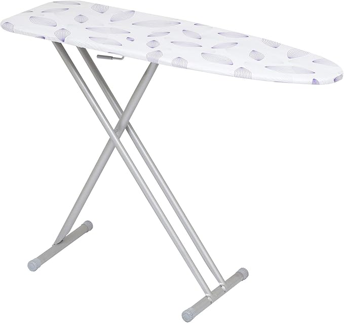 Mabel Home Ironing Board Padded Cover, 100% Cotton (6 Different Size & Pattern) (15" x 45" / Ergo)