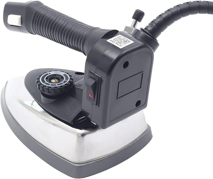 1200w Industrial Clothing Iron 5-Speed Regulation 140~428℉, Professional Steam Iron for Clothes with 0.79gal Water Tank, Suitable for Clothing Shops, Dry Cleaners, Hotels and Garment Factories
