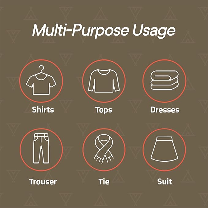Space Saving Pants Hangers 2 Pack, 6 Layer Jeans Hangers and Closet Organizer for Jeans, Scarves, & Skirts, Multi-Layer Hanger with Anti-Slip Stopper, Heavy-Duty S-Type Stainless Steel, White