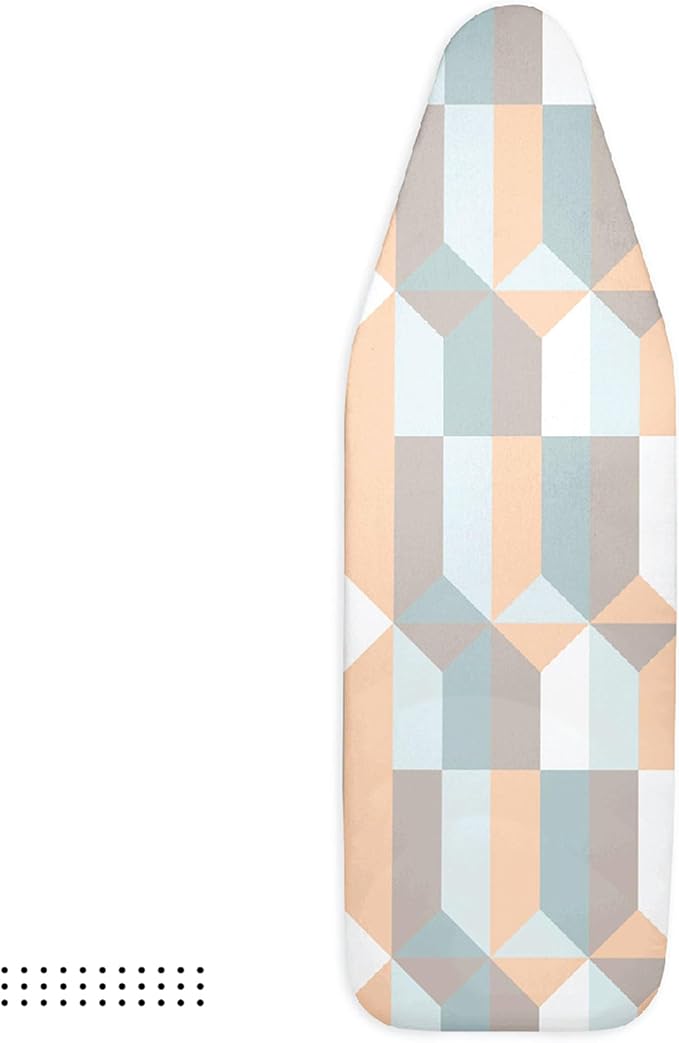 Encasa XO Ironing Board Cover and Pad - Thick 4mm Felt, Heat & Scorch-Resistant, Fits X-Large Boards 54"x18", Elastic Bungee Cord Tightening, Easy Fit, Stain-Safe Dye, Blocks