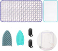 Portable Ironing Blanket Thick Ironing Mat Anti Slip for Table Top Foldable Over The Door Ironing Board Ideal for Home, Travel mall Spaces（Large 47.2"×23.6"）