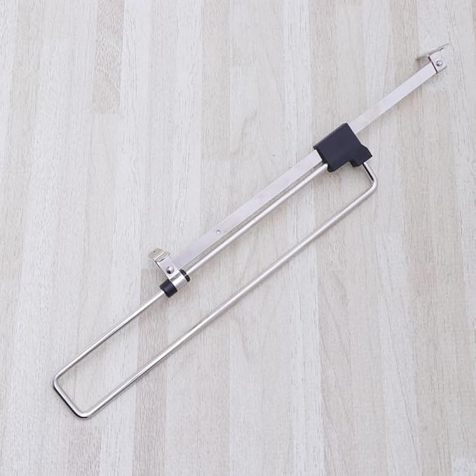 ABOOFAN 3pcs Retractable Wardrobe Clothes Hanger Closet Rod Stainless Steel Sliding Clothes Rack for Pants Scarves Skirts Coat Space Saving Storage 9.84 x 4.84 x 2.44 Inches
