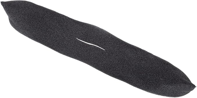 SSWBasics Gray Foam Hanger Covers - Pack of 100