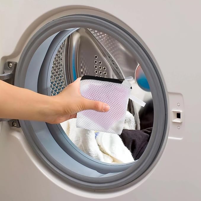 Luxshiny Mesh Laundry Bags for Delicates 8 Pack Mini Garment Washing Lingerie Laundry Bag for Washing Machine Socks Underwear Bras Travel Organizer