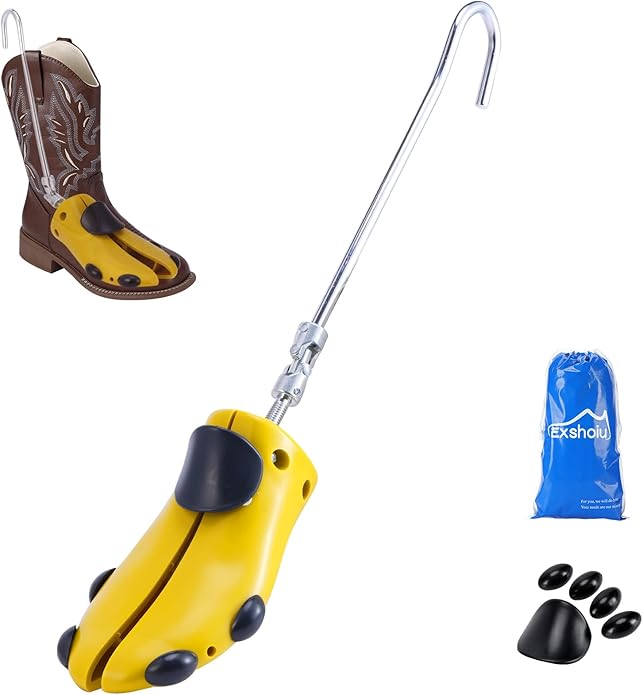 Boot Stretcher Men Women, Leather Shoe Stretcher for Thick Feet and Wide Feet, Adjustable Boot Widener Expander