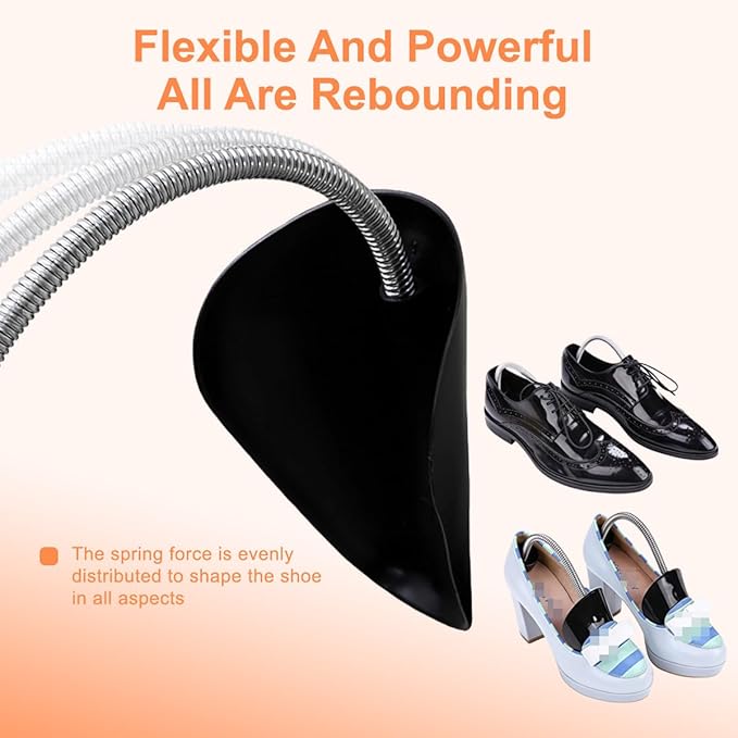 2 Pairs Plastic Shoe Tree Shoe Stretcher Shaper Support Boot Holder for Women Prevent Creasing
