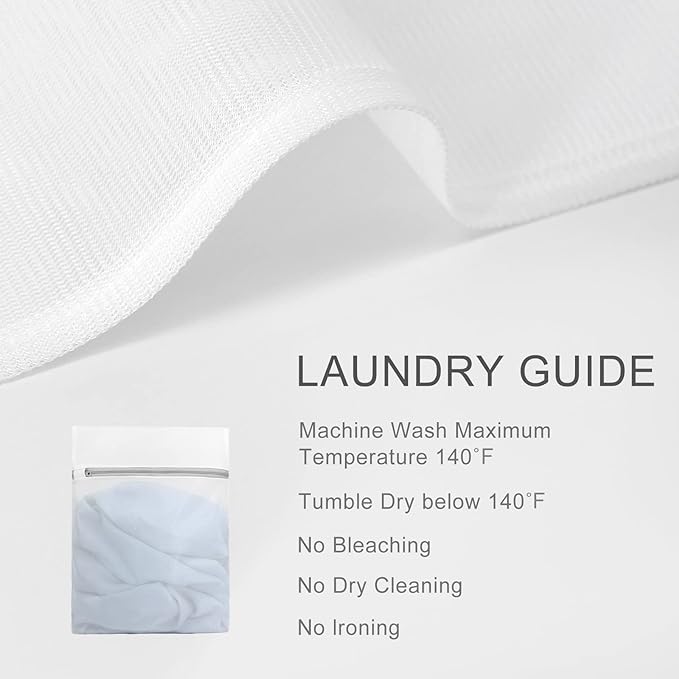 Muchfun 4Pcs Durable Fine Mesh Laundry Bags for Delicates 12 x 16 Inches (4 Medium)