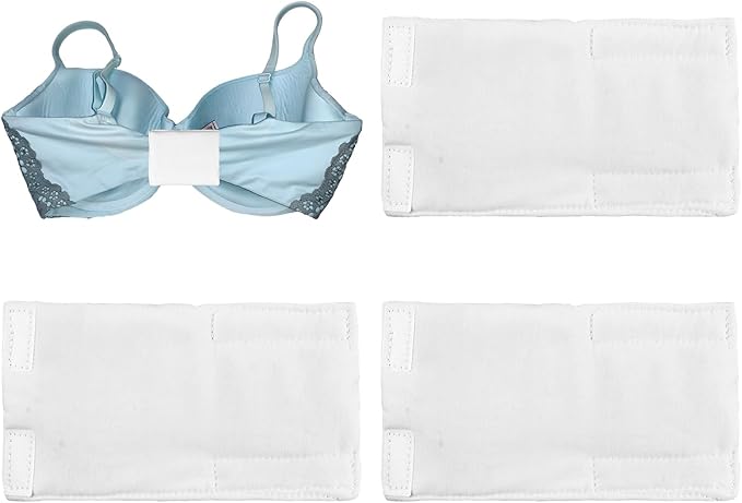 3-Pack Breathable Cotton Bra Hook Covers | Soft Back Strap Pads | Stop Bras Chafing & Hooks Irritation