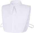 1Pcs Fake Collar for Women Detachable Dickey Collar Tops Faux False Collar Half Shirts Graduation Daily Wear Dress Up