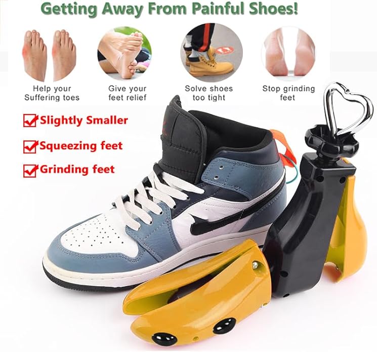 Shoe Stretcher Men Women Boot Stretcher Adjustable Width and Length Widener Expander Men Wide Feet Shoe Stretcher