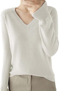 Merino Wool Cashmere Sweaters for Women 2025 Oversized Soft Sweater Long Sleeves Casual Loose Pullover Knitted Tops
