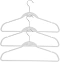 Prettyia Cascade Hangers White Steel Swivel Hooks -Slim, Sturdy Saves You Extra Space - Box of 20