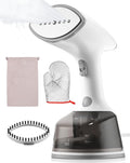 Steamer for Clothes,1500W 30s Quick Heat Portable Handheld Clothes Steamer,Fabric Wrinkles Remover Garment Steamer with Smart LCD,2 in 1 Clothing Iron with 300ml Tank and Fabric Brush,Auto-Off