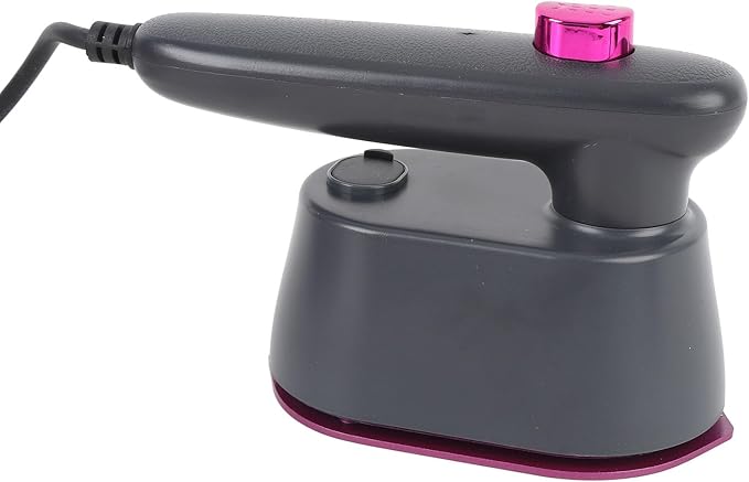 Handheld Steam Iron with Long Cord, Compact Lightweight Ironing Machine, 120ml Water, No Wrinkle Clothes Remover for Travel, Home, Dorm (US Plug 110V 50Hz)