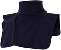 Ohoo Ribbed Cotton Blend Fake Turtleneck Dickey Collar Lightweight Detachable Mock Layering Accessory for Men Women
