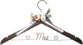 Wooden Bride Wedding Dress Hanger - Steel Wire Design