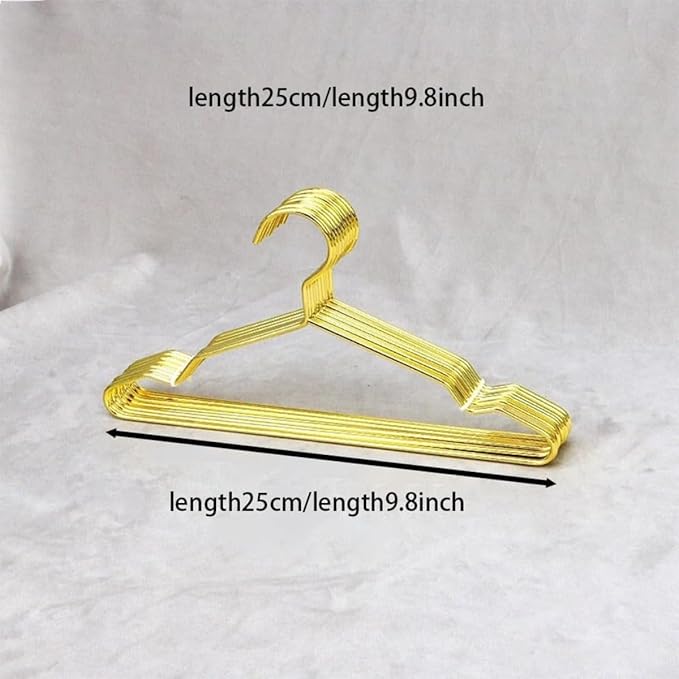 20pcs Metal Pet Hanger Small Dog Closet Hanger Cat Clothes Hanger Closet Baby Hangers Pet Accessory Nursery Kids Cat Hangers Dog Clothes Rack Cat Accessories (length9.8inch)