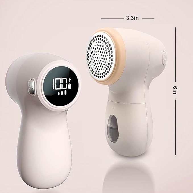 Pro Fabric Saver - Smart 3-Speed Electric Lint Remover with HD Display & 1200mAh Fast Charge | 300% Fabric Protection,25+ Garment Capacity,USB-C Reusable Shaver for Sweaters/Coats(Purple)