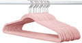 Member's Mark Elite Quality Velvet Hangers - 50 Pack (Ash Rose)