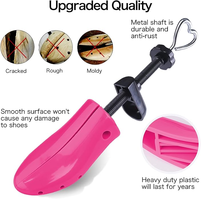 LANNEY Shoe Stretcher for Women & Men Wide Feet - Premium Shoe Expander Widener Stretch Length Width