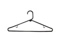 Nahanco Plastic Clothes Hangers, Black, 24/Pack (TBBHU)