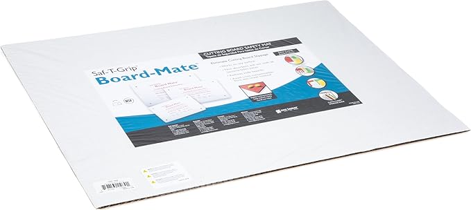 San Jamar CBM1622 Saf-T-Grip Board-Mate Nonslip Cutting Board Mat, 22" Width x 16" Height, Multicolor