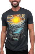 INTO THE AM Graphic Tees for Men S - 4XL Premium Short Sleeve Colorful T-Shirts Trippy Space Designs