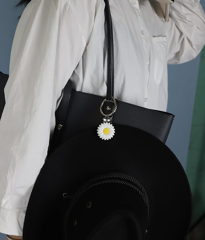 Hat Clip - Hat Holder for Travel on Bag - Silicone Hands Free Hat Clip for Purse Luggage - Protect Hat from Falling