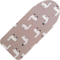 12.5" x 30" Small Tabletop Ironing Board Cover and Pad,3 Pairs of Hook and Loop Fastener Straps,Elastic Edges,Cotton Mini Iron Board Cover with Scorch Resistant Thick Padding