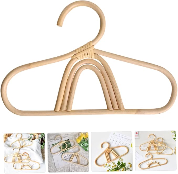 Children Hanger Hanging Wall Decor Moon Decor Hat Hanger Boho Heavy Duty Clothes Rack Kids Room Hangers Bohemian Kids Clothes Rack Hat Baby Skirt Rattan