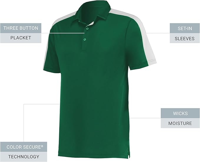 Augusta Sportswear Bi-Color Vital Polo