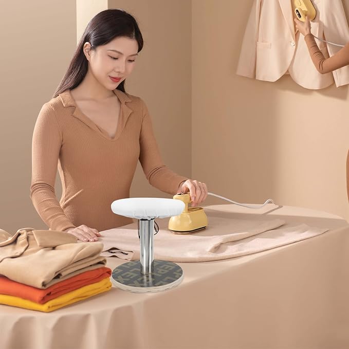 Zerodeko Compact Ironing Board and Breathable Cover for Small Spaces Home and Hotels Multi-Functional Clothes Ironing