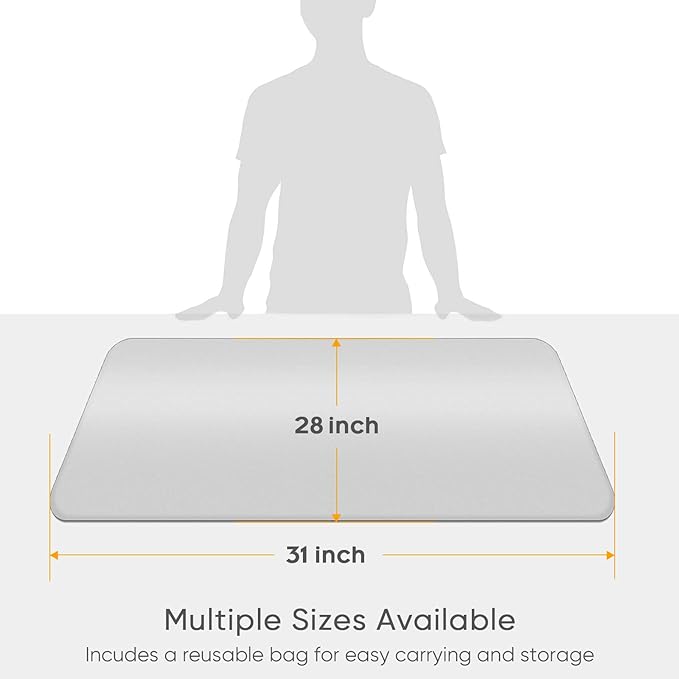 Upgraded Thick Ironing Blanket,Travel Ironing Mat Ironing Pad,Portable Double-Side Using,Isolate Heat Pad Cover for Washer,Dryer,Table Top,Countertop,Ironing Board for Small Space (28 x 31 inch)