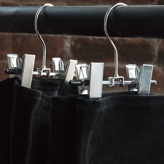 NAHANCO 710CH Padded Boot Clips Hanger in High Polished Chrome (Pack of 100)