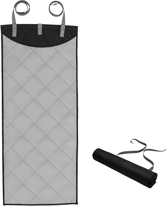Over The Door Steaming Pad, Heat-Resistant Over The Door Ironing Board Vertical Hanging Over Door Clothes Steamer Pad, Foldable Clothes Press Pad for Steamer Portable Ironing mat for Traveling