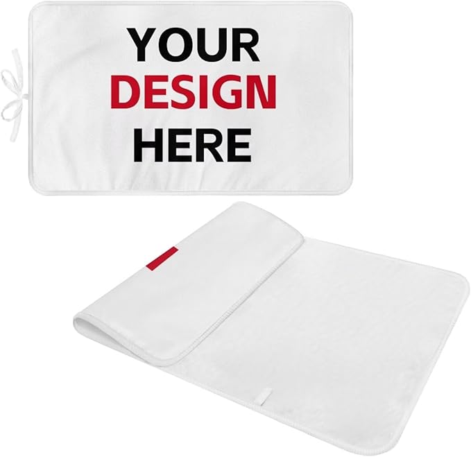 Custom Ironing Mat Pad for Table Printed Portable Travel Personalized Ironing Board Covers Pattern Pressing Mat Heat Press Pads 32x16 Inches