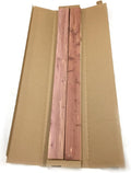 Cedar Elements Aromatic Red Cedar Planking Closet Liner 1/4" x3-3/4 x48 inch Unfinished Red Cedar Aromatic Cedar Tongue and Groove Wall Plank (15 Square Feet 1PK)