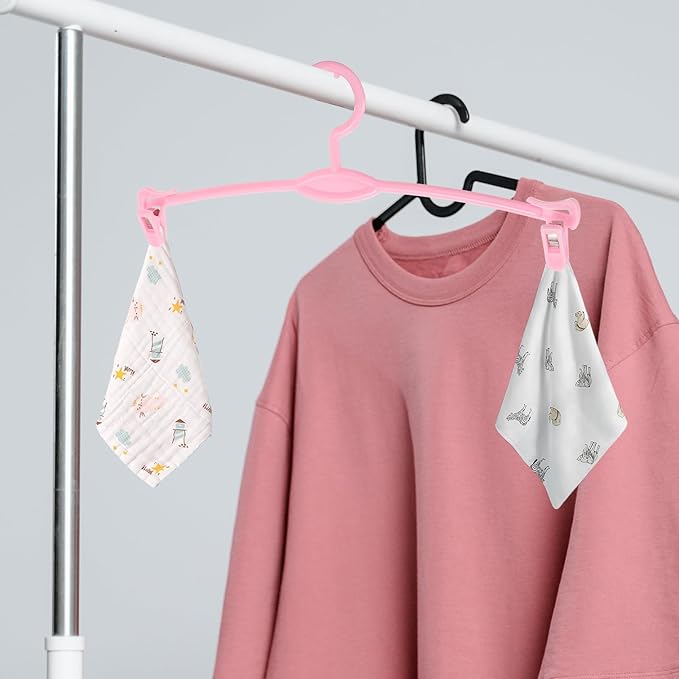 15pcs Plastic Clips Underwear Trousers Simplicity Shop Drying Clothes Pants Coat with Practical Bra Rack Dresses Panties Skirt Laundry Home Hangers for Support Holder Pink