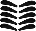 Black Hangers 10 pcs Pads Clothing Hanger Protectors Flocking for Shoulder Hangers Clothes Home Flocked