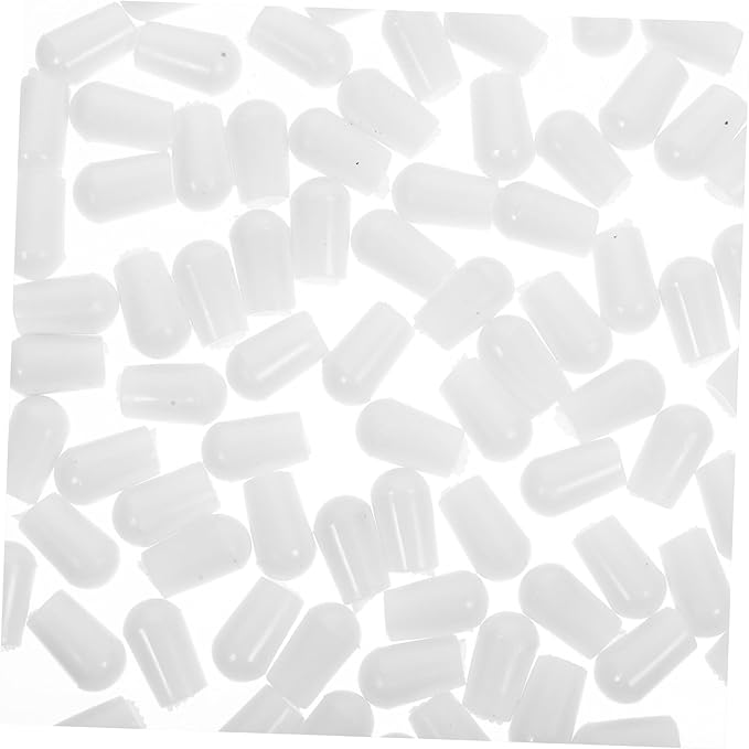 Shelf Organizer Tip Caps 100pcs Wire Thread Protector Hanger Clips Simple Installation